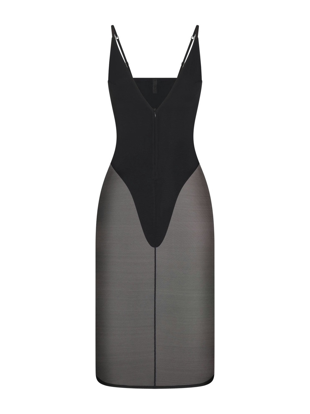 SKIMS Body Mesh Plunge Midi Dress - Picture 3 of 7